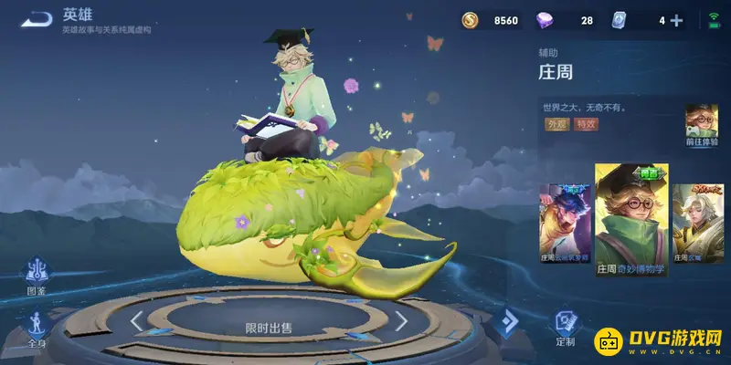 《王者荣耀》庄周皮肤大全