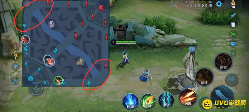 《王者荣耀》上下路区分方法详解