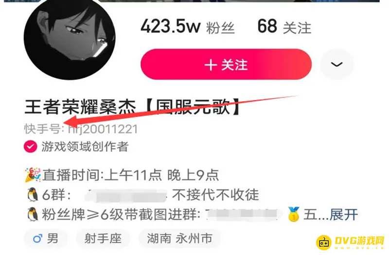 《王者荣耀》元歌桑杰直播平台介绍