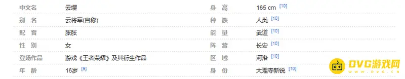 《王者荣耀》云缨年龄介绍