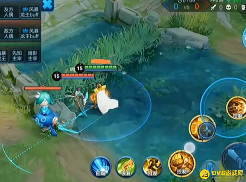 《王者荣耀》达摩卡双大技巧详解