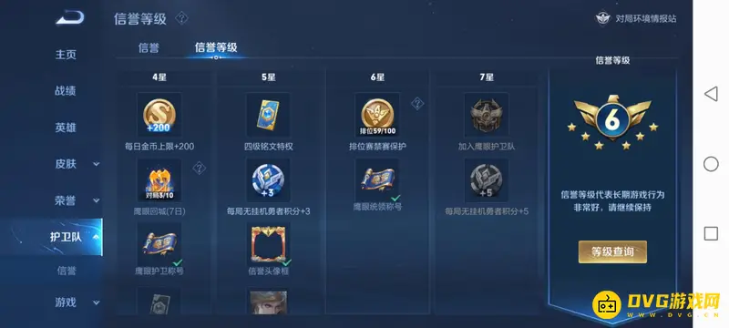 《王者荣耀》鹰眼护卫队申请条件详解-信誉等级与要求说明