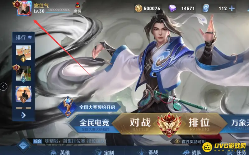 《王者荣耀》100强标志显示方法详解