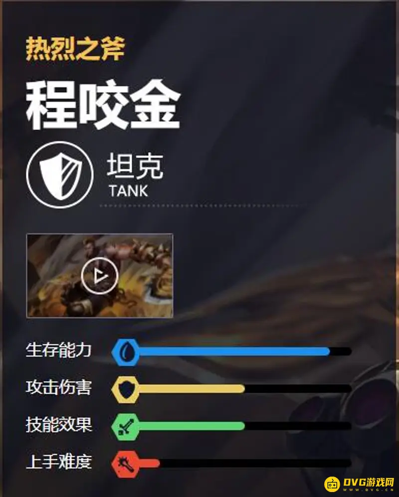 《王者荣耀》最强战坦英雄推荐