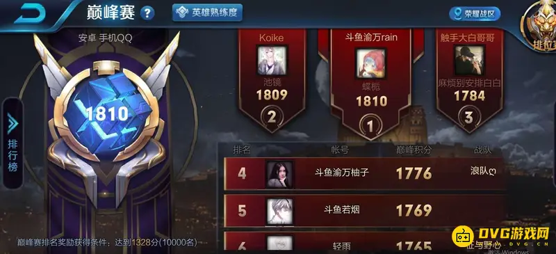 《王者荣耀》如何提升巅峰赛分数-巅峰赛加分机制详解