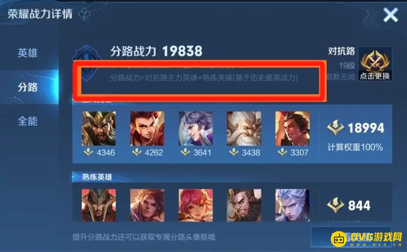 《王者荣耀》战斗力计算详解