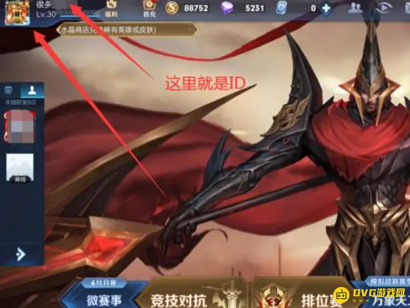 《王者荣耀》id号查询方法