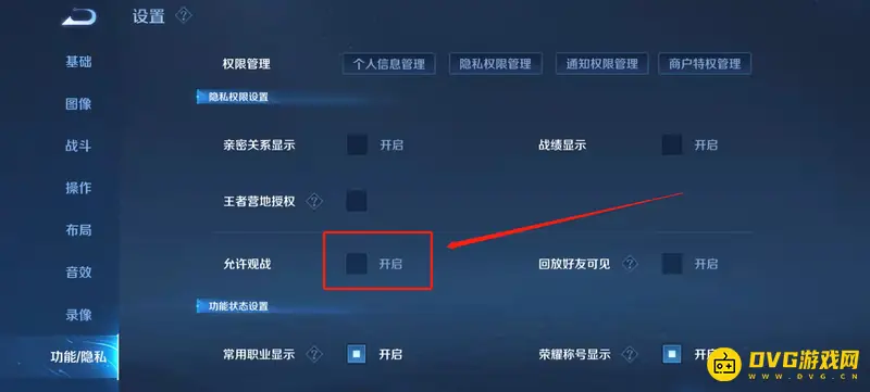 《王者荣耀》好友观战功能解析