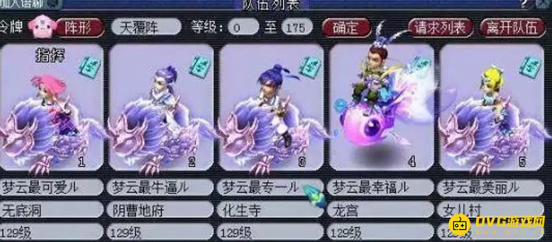 《梦幻西游》五开组合搭配指南