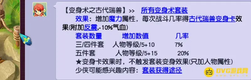 《梦幻西游》109法系动物套装排行