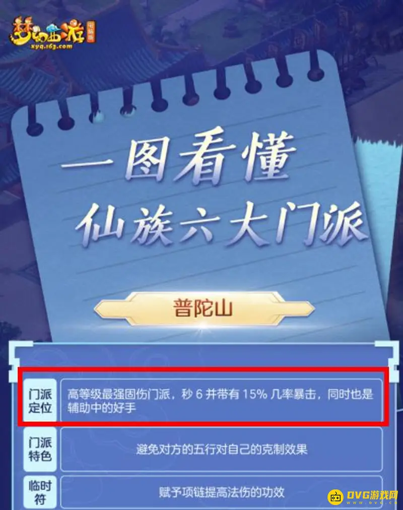 《梦幻西游》无底洞与普陀山门派对比