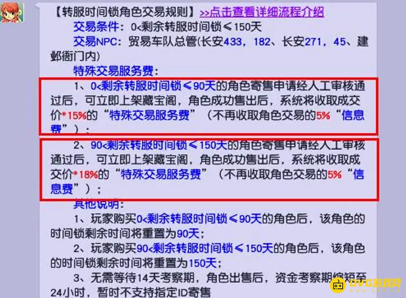 《梦幻西游》角色交易手续费详解