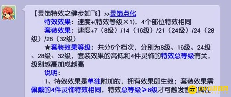 《梦幻西游》四级健步如飞套装速度加成解析