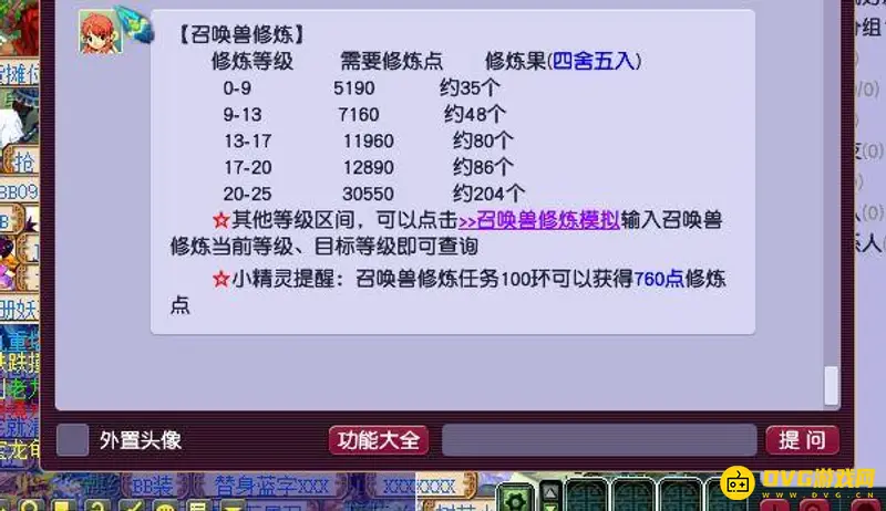 《梦幻西游》宝宝修炼果消耗详解