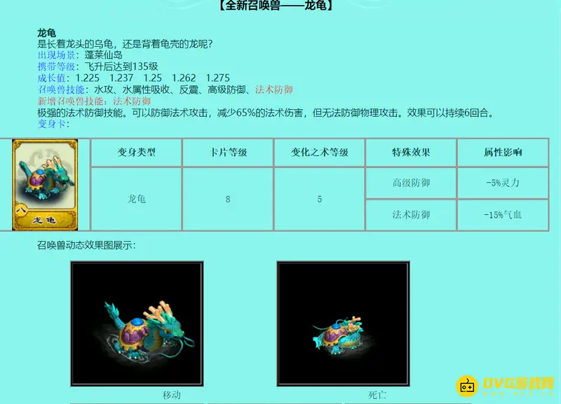 《梦幻西游》夜叉对话出龙龟