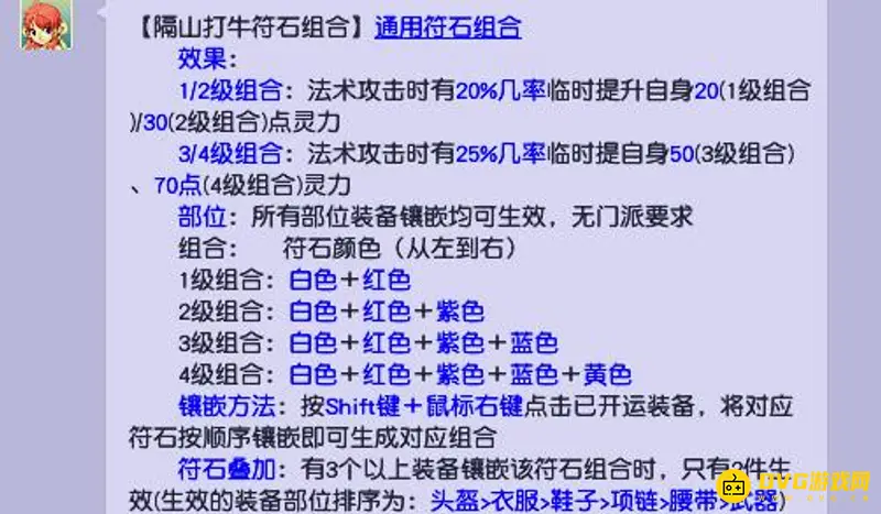 《梦幻西游》109神木林符石搭配攻略
