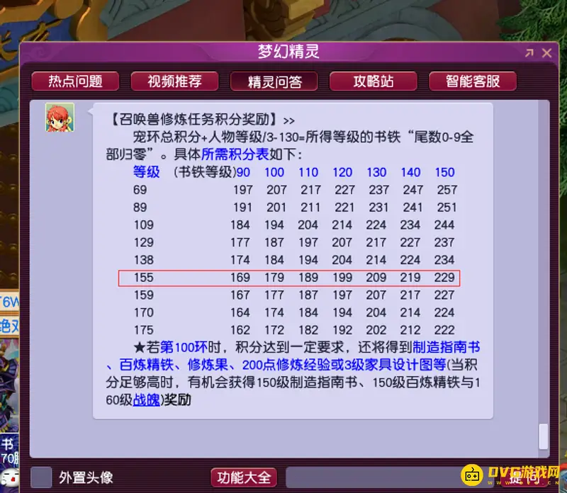 《梦幻西游》155级跑宝宝环