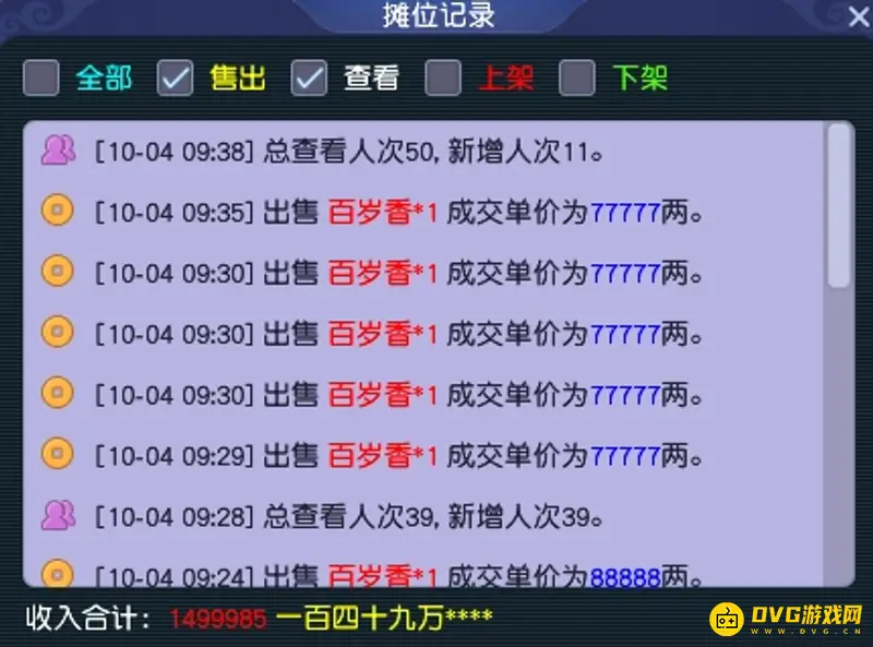 《梦幻西游》百岁香利润分析