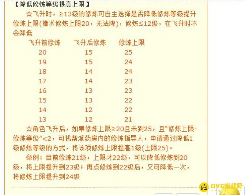 《梦幻西游》飞升修炼上限选择