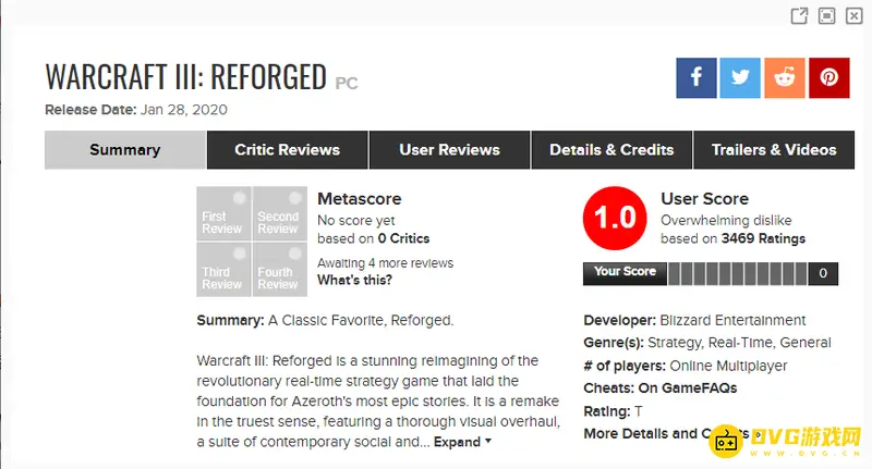 《魔兽争霸3：重制版》购买价值分析