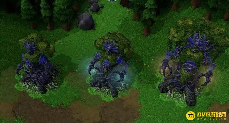《魔兽争霸3：重制版》暗夜二本建筑与兵种技巧